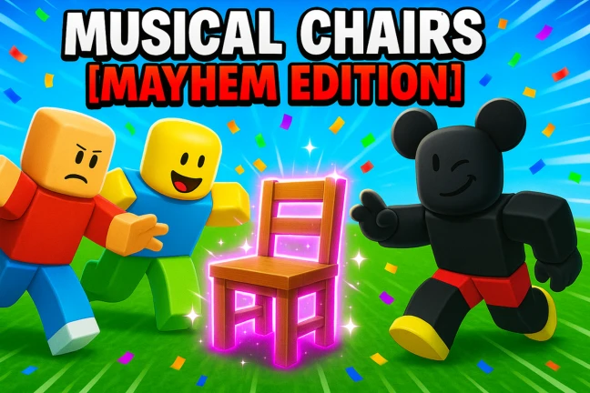 🪑MUSICAL CHAIRS [MAYHEM EDITION][SHARKS] ekran görüntüsü
