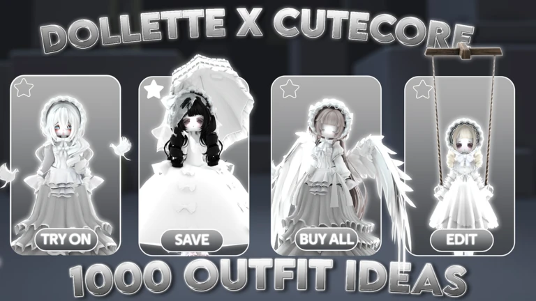 [New] Dollette X Cutecore Outfits ♡ ekran görüntüsü