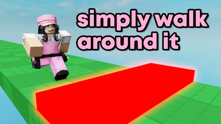 simply walk around it (OBBY) ekran görüntüsü