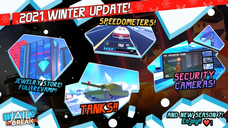 JailBreak 2021 ☃️Season 7 ❄️Winter❄️ ekran görüntüsü