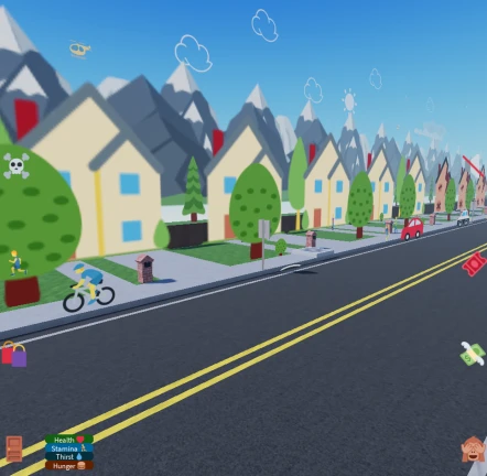 Emoji Land - A 2d Side Scrolling Walk through Town ekran görüntüsü