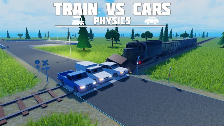 Train vs cars physics ekran görüntüsü