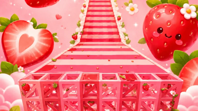 🍓Fun Strawberry Obby For VIP! 🍓 ekran görüntüsü