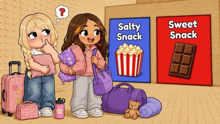 Would You Rather: Sleepover Tower 🍓 ekran görüntüsü