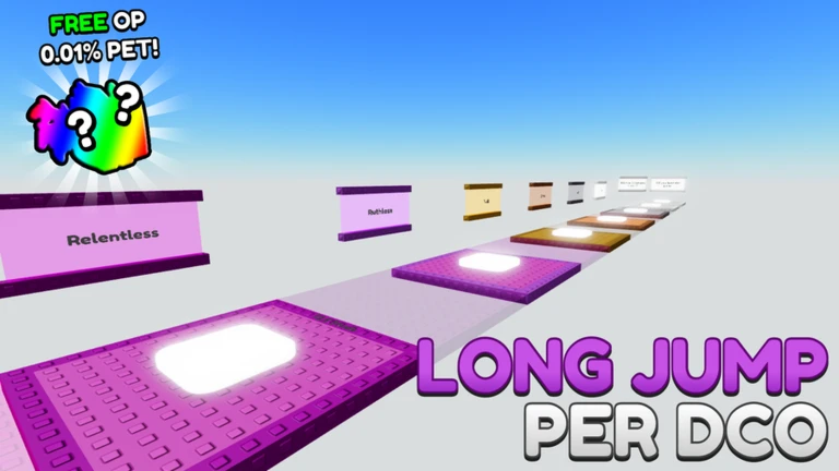 [☢️] Stud Long Jump Per Difficulty Chart Obby ekran görüntüsü