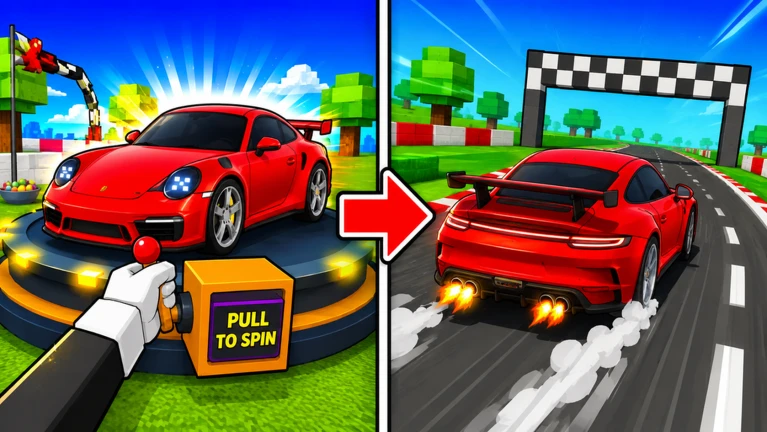 [🏎️] Spin a Car And Race! ekran görüntüsü