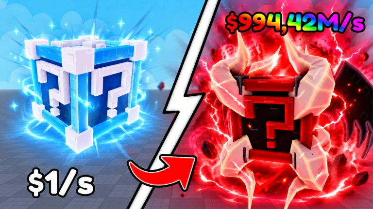 Build and Steal Lucky Blocks ekran görüntüsü