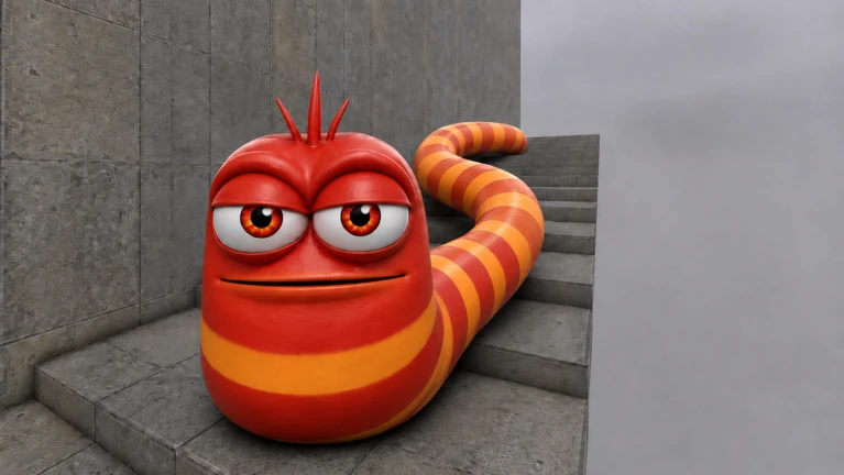 Climb Scary Red Larva Tower ekran görüntüsü