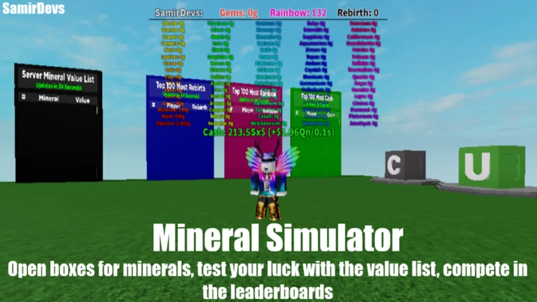 Mineral Simulator ekran görüntüsü