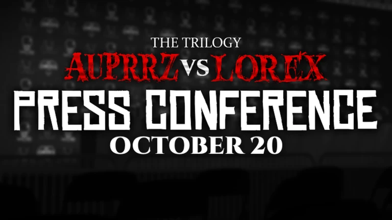 Auprrz vs Lorex III: Press Conference ekran görüntüsü