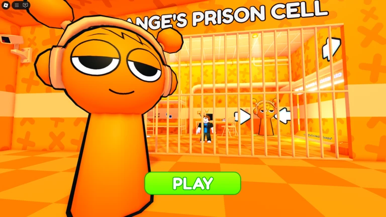 🍊ORANGE SPLANKI'S PRISON RUN! (Obby) ekran görüntüsü