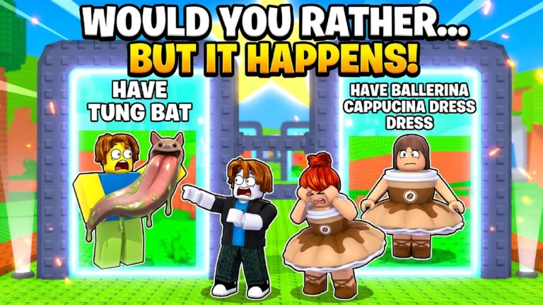 Would you rather but it happens MEMES 😂 ekran görüntüsü