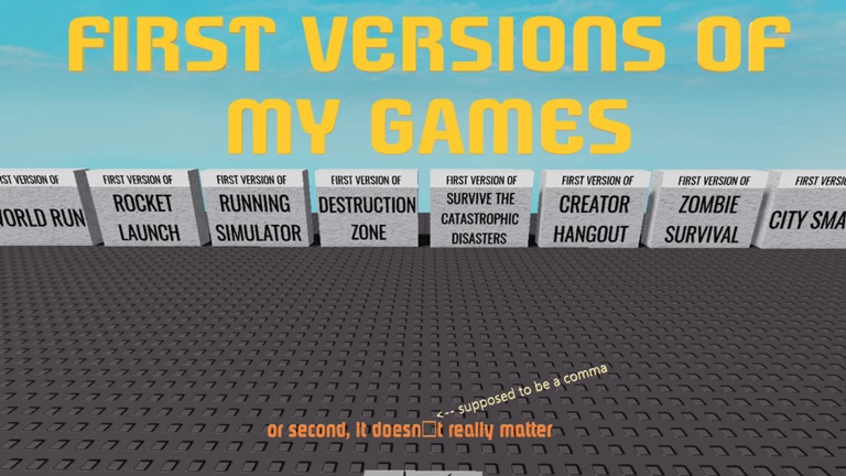 The First Versions of my Games ekran görüntüsü