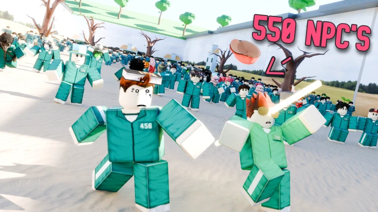Squid Game but with NPCs & FREE ADMIN! ekran görüntüsü