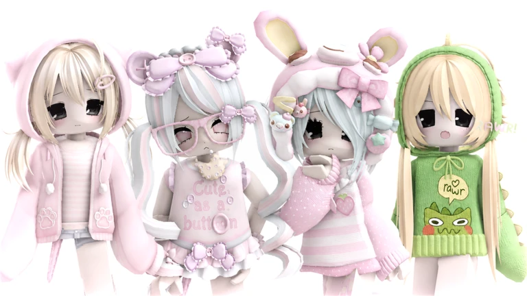 [New ♡ : ] Chibidoqi Outfits No Headless Need!! ekran görüntüsü