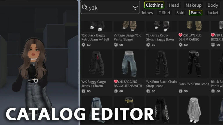 [TEST] Catalog Avatar Editor ekran görüntüsü