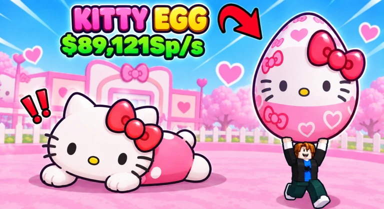 🐱Steal An Hello Kitty Egg ekran görüntüsü