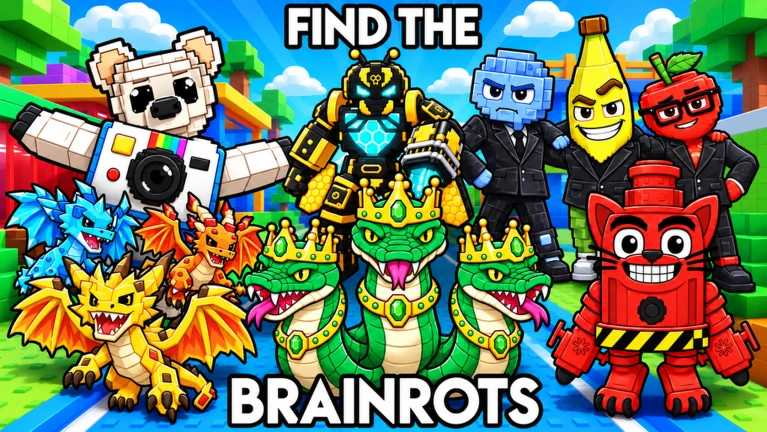 FIND THE BRAINROT MORPHS ekran görüntüsü
