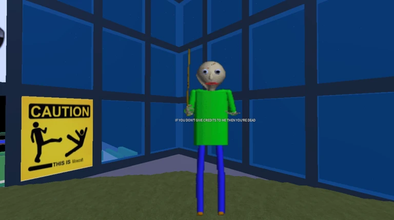 Baldi VS creeper! [chat voice] ekran görüntüsü