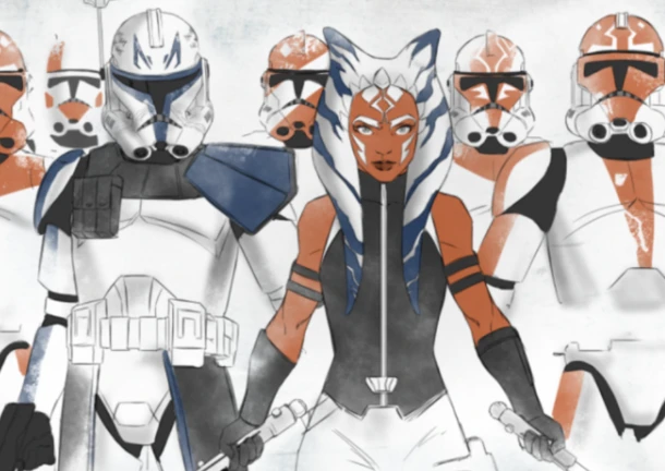 Ahsoka vs Vader ekran görüntüsü