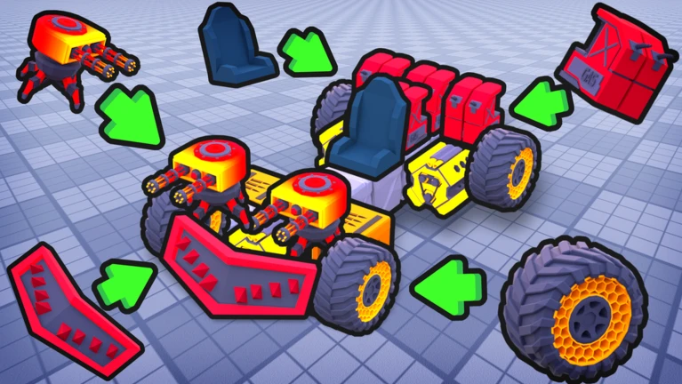 Build a Car to Kill Zombies ekran görüntüsü