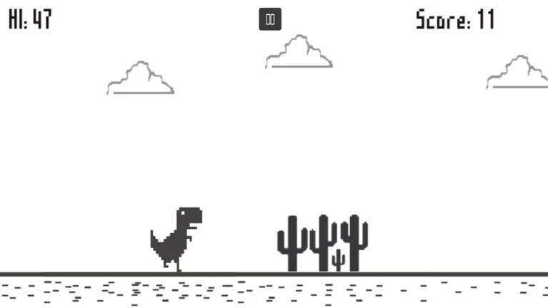 Chrome Dinosaur Run ekran görüntüsü