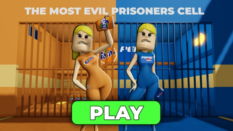 FANTA VS PEPSI WOMAN PRISON RUN! (Obby) ekran görüntüsü