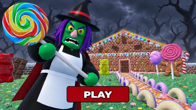 ESCAPE CANDY WITCH! (SCARY OBBY) ekran görüntüsü