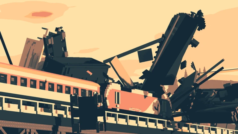 Destroy the bridge & Crash trains ekran görüntüsü