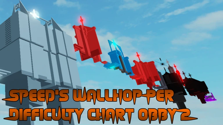 Speed's Wallhop Per Difficulty Chart Obby 2 ekran görüntüsü