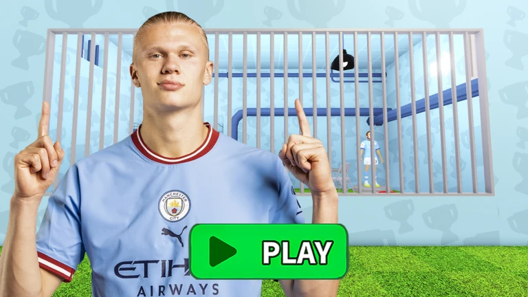 ⚽️ERLING HAALAND PRISON RUN! (Obby) ekran görüntüsü