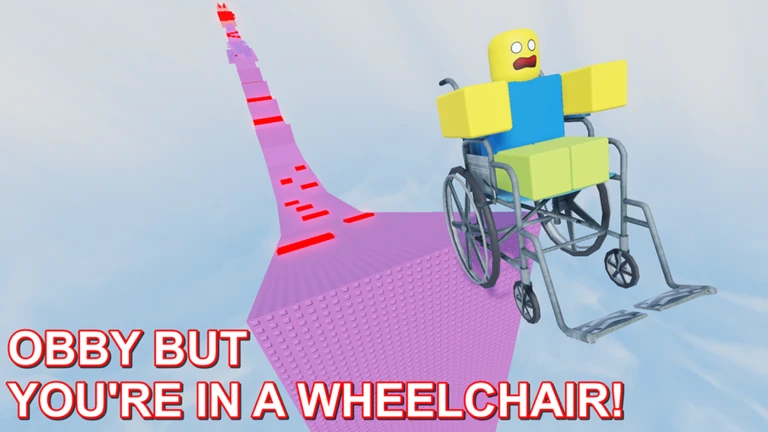 Obby But You're In A Wheelchair ekran görüntüsü