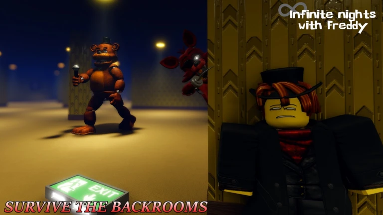 [BACKROOMS] Infinite Nights With Freddy (DOOM) ekran görüntüsü