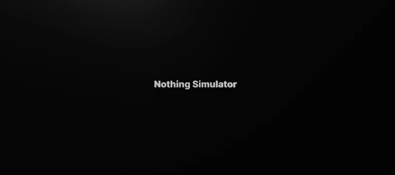 Nothing Simulator ekran görüntüsü