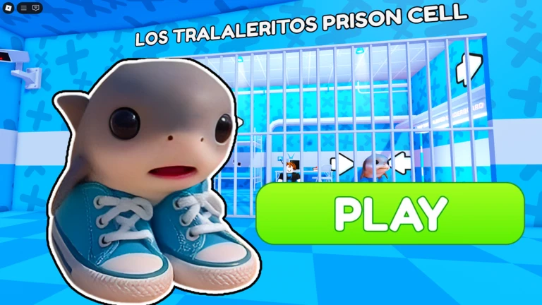 🦈 LOS TRALALERITOS PRISON RUN! (Obby) ekran görüntüsü