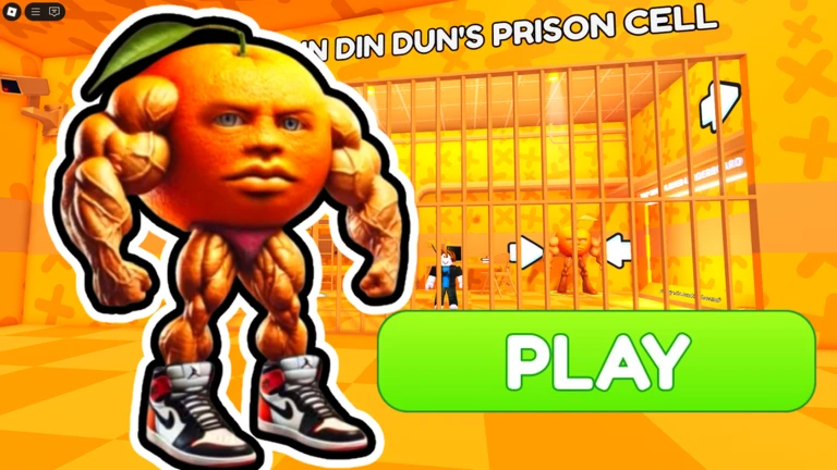 🍊 UDIN DIN DIN DUN'S PRISON RUN! (Obby) ekran görüntüsü