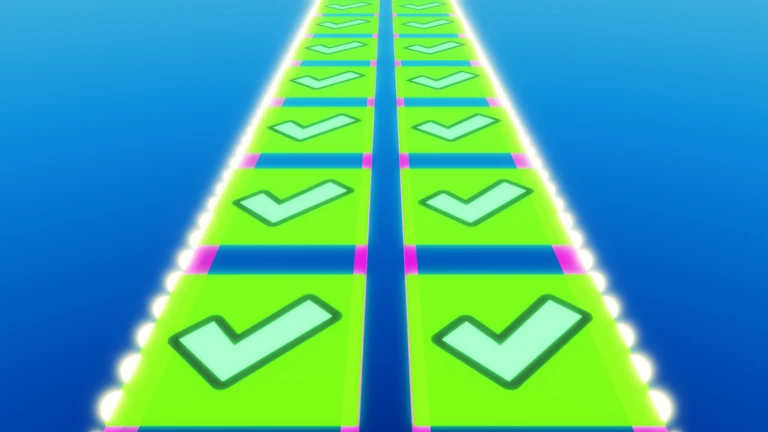 Easy Glass Bridge (Possible Squid Game) ekran görüntüsü