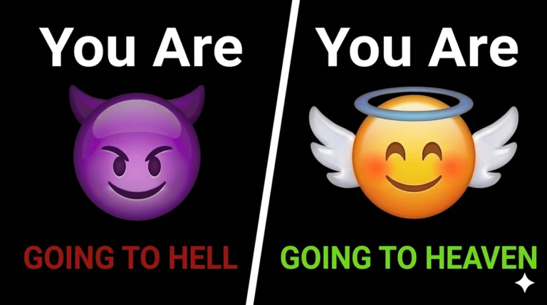 😇 Heaven Or Hell Test 👿 ekran görüntüsü