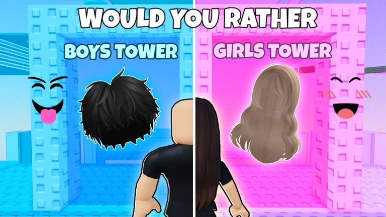 Would You Rather: Boys & Girls Outfit Tower! ekran görüntüsü