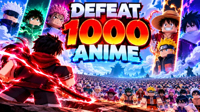 [WORLD 4] Anime vs 1000 💥 ekran görüntüsü
