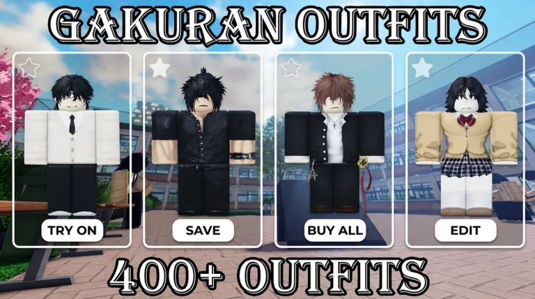 Gakuran Outfits ekran görüntüsü