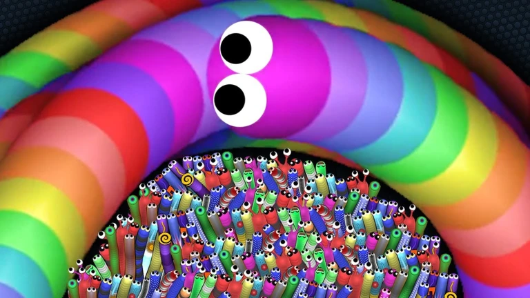 slither io snake ekran görüntüsü