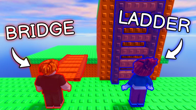 LADDER & BRIDGE [2-Player Obby] ekran görüntüsü