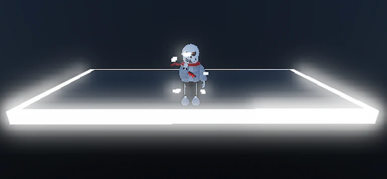 angry aftertale sans fight ekran görüntüsü