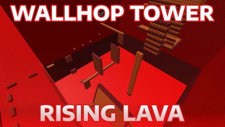 Wallhop tower with rising lava ekran görüntüsü