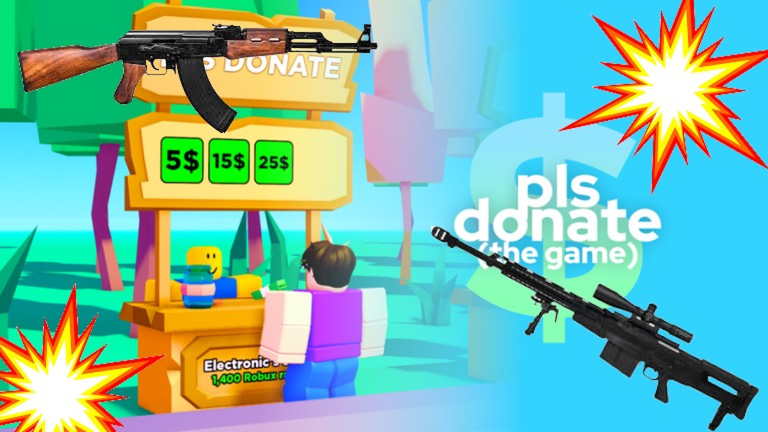 PLS Donate with GUNS ekran görüntüsü