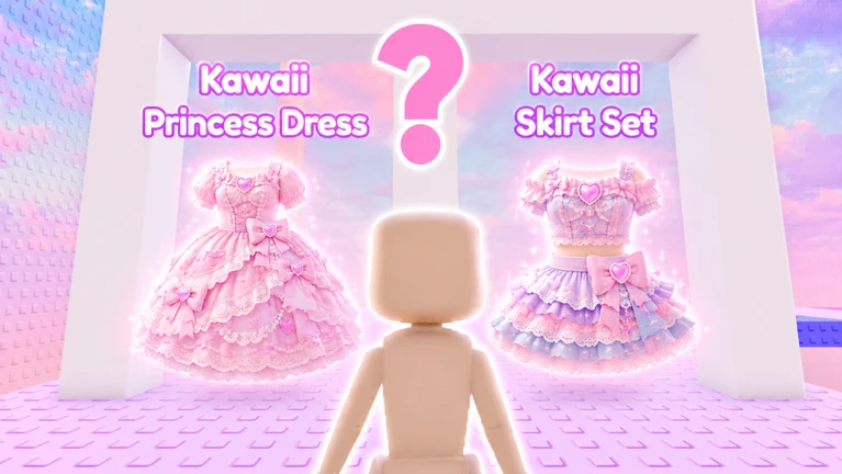 Would You Rather: Kawaii Fashion Tower 🎀 ekran görüntüsü