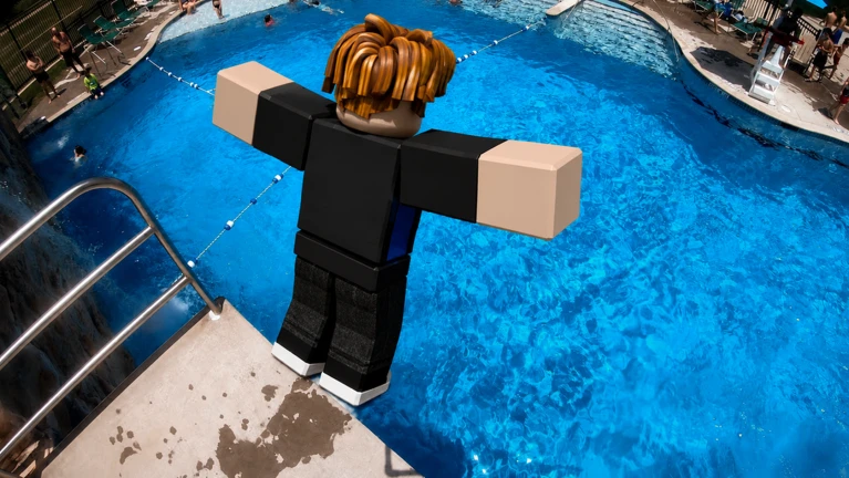Jump Into a very deep Pool ekran görüntüsü
