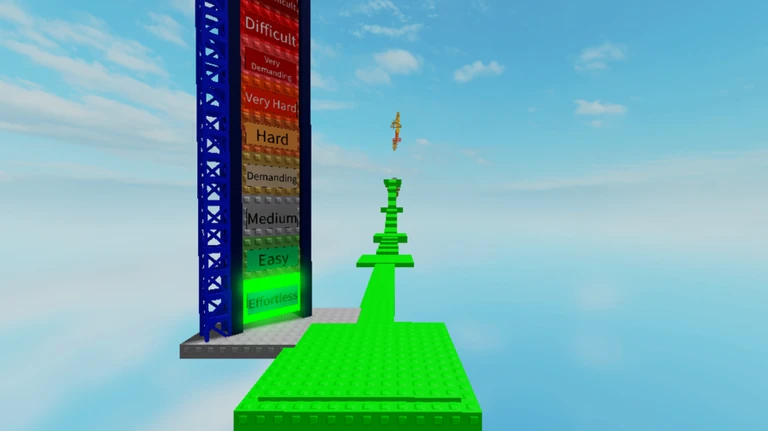 2 Player Difficulty Chart Obby ekran görüntüsü