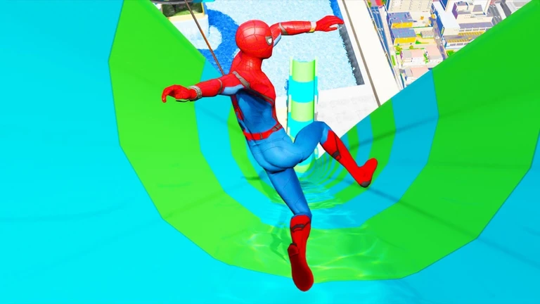 Jump Into Spiderman Slide ekran görüntüsü